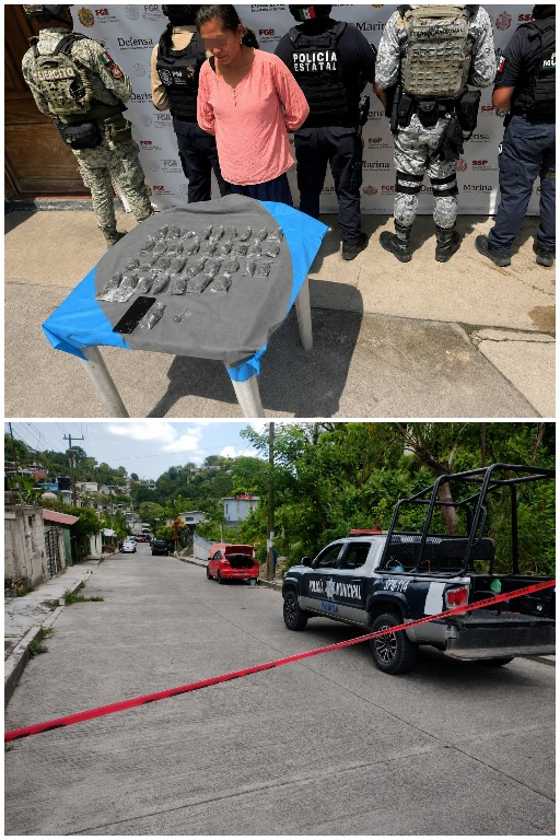 CATEO EN PAPANTLA!!! ASEGURAN A UNA MUJER CON DROGA Y otros INDICIOS