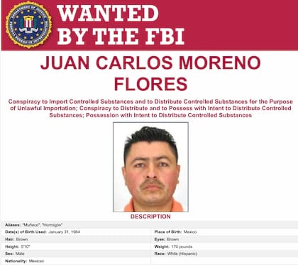FBI busca a “El Muñeco”, mexicano acusado de traficar fentanilo y otras drogas ocultas en extintores