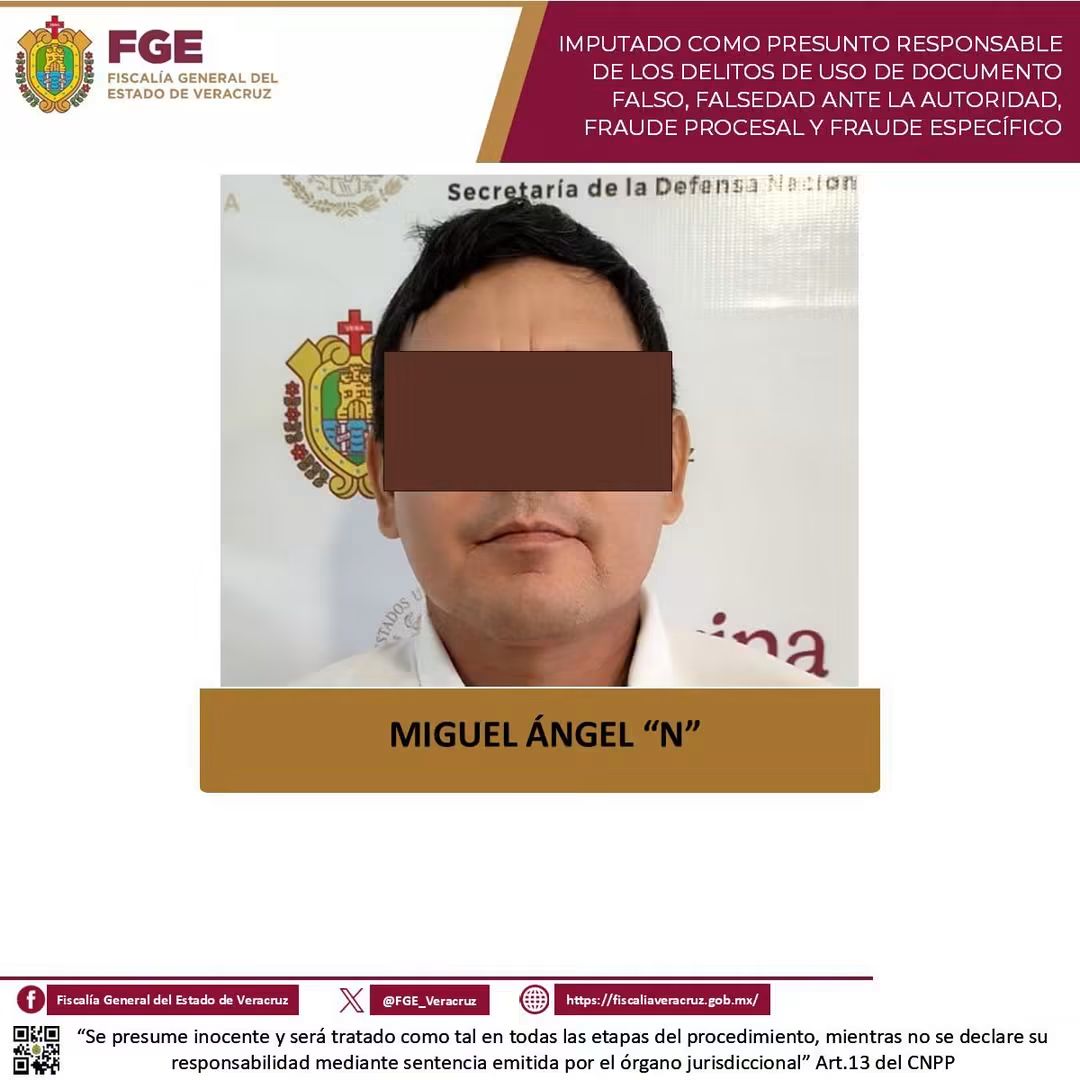 𝗣𝗿𝗶𝘀𝗶𝗼𝗻 𝗽𝗿𝗲𝘃𝗲𝗻𝘁𝗶𝘃𝗮 𝗮 𝗽𝗿𝗲𝘀𝘂𝗻𝘁𝗼 𝗿𝗲𝘀𝗽𝗼𝗻𝘀𝗮𝗯𝗹𝗲 𝗱𝗲 𝗳𝗿𝗮𝘂𝗱𝗲 𝗽𝗿𝗼𝗰𝗲𝘀𝗮𝗹 𝘆 𝘂𝘀𝗼 𝗱𝗲 𝗱𝗼𝗰𝘂𝗺𝗲𝗻𝘁𝗼𝘀 𝗮𝗽𝗼𝗰𝗿𝗶𝗳𝗼𝘀 𝗲𝗻 𝗖𝗼𝗮𝘁𝘇𝗮𝗰𝗼𝗮𝗹𝗰𝗼𝘀